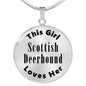 Scottish Deerhound - Luxury Necklace