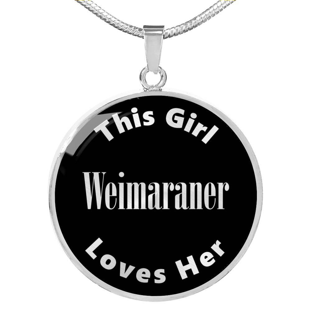 Weimaraner v2s - Luxury Necklace