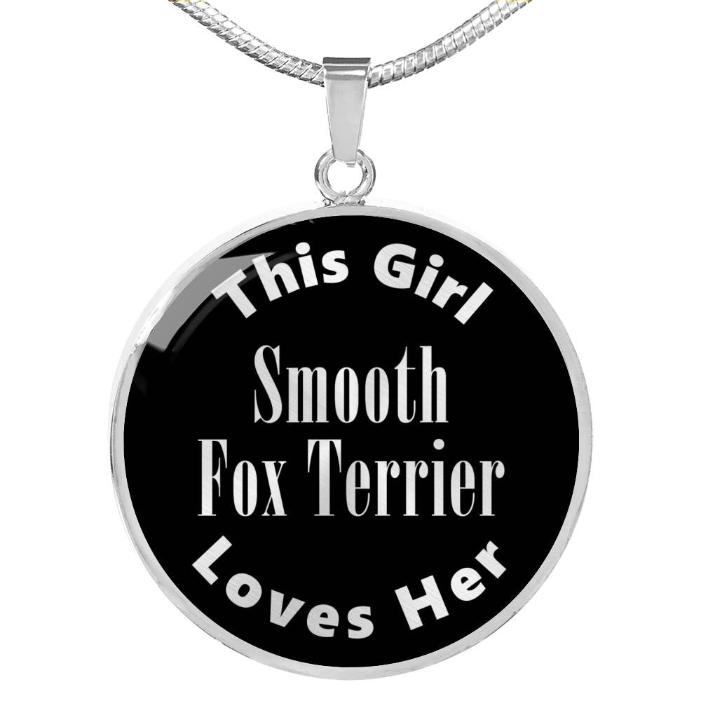 Smooth Fox Terrier v2s - Luxury Necklace