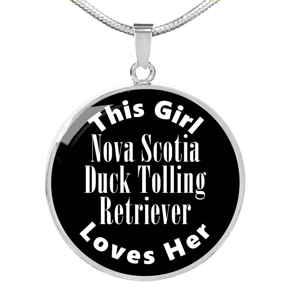 Nova Scotia Duck Tolling Retriever v2 - Luxury Necklace