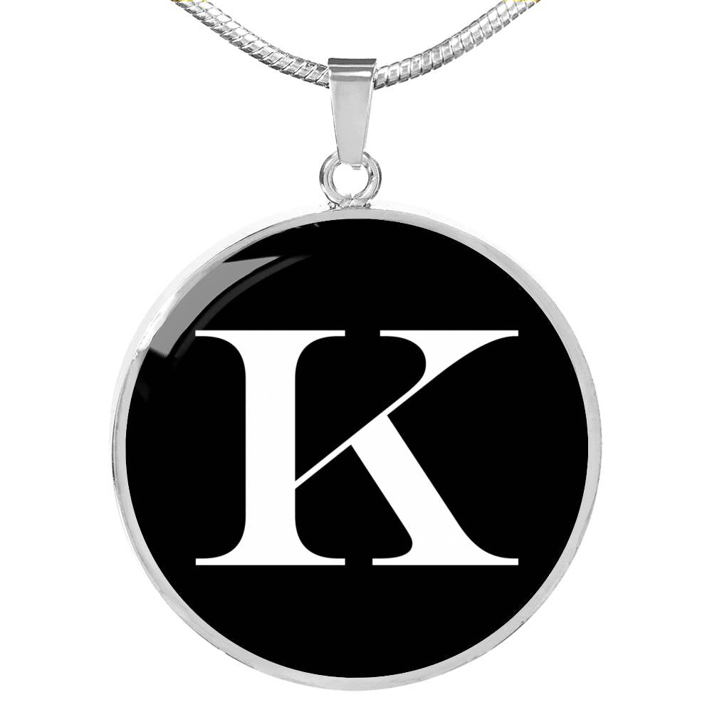 Initial K v3a - Luxury Necklace