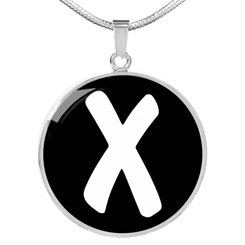 Initial X v3b - Luxury Necklace