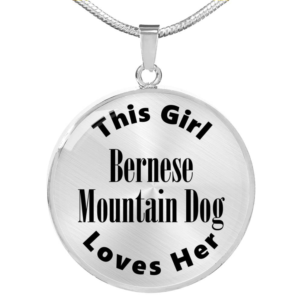 Bernese Mountain Dog - Luxury Necklace