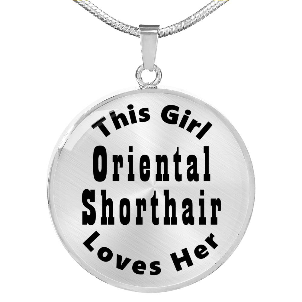 Oriental Shorthair - Luxury Necklace