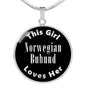 Norwegian Buhund v2s - Luxury Necklace