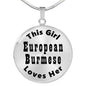 European Burmese - Luxury Necklace