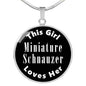 Miniature Schnauzer v2 - Luxury Necklace