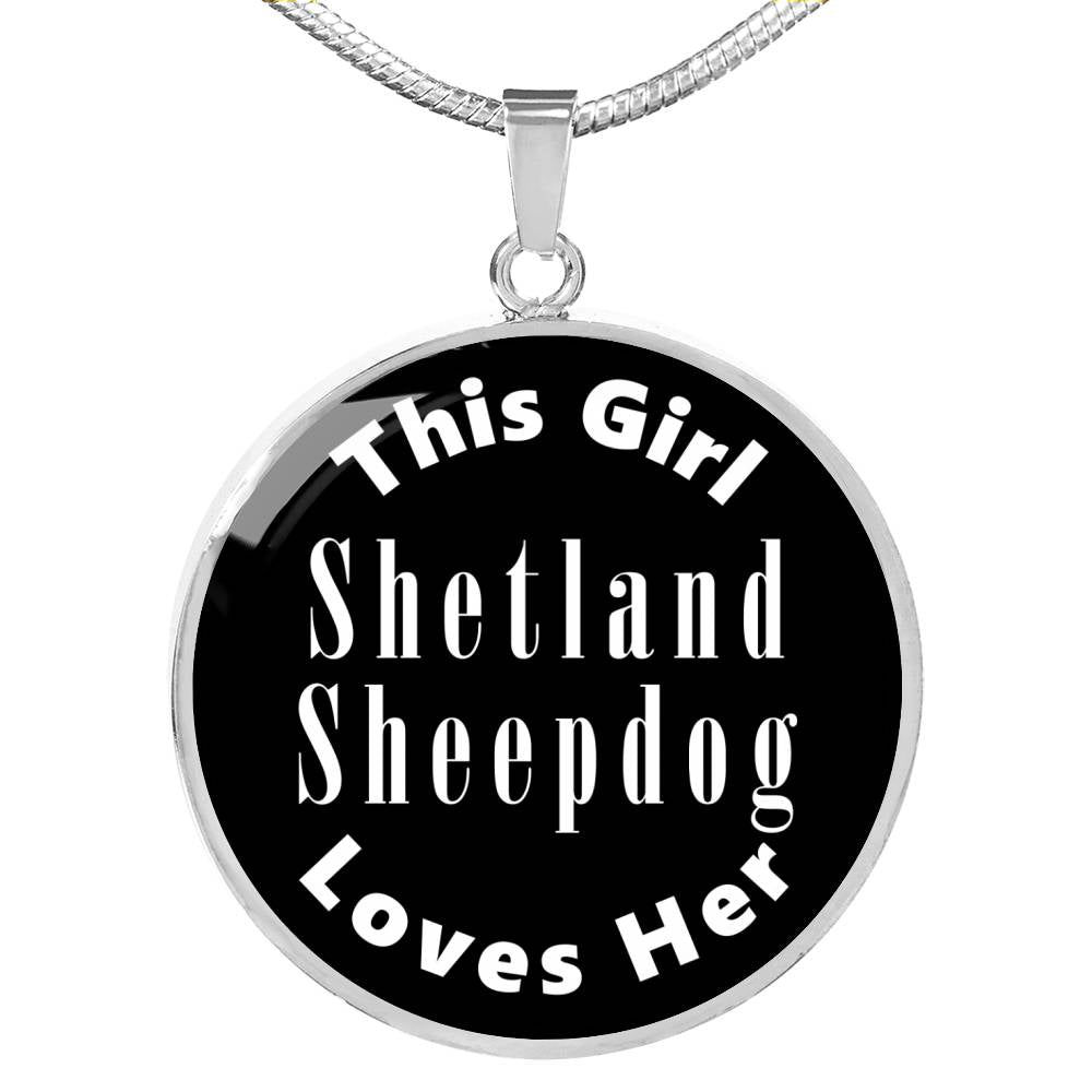 Shetland Sheepdog v2 - Luxury Necklace