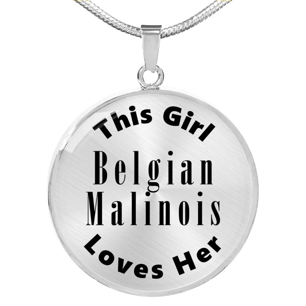 Belgian Malinois - Luxury Necklace