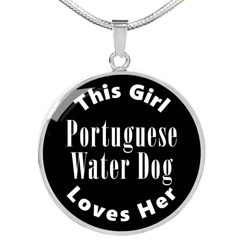 Portuguese Water Dog v2 - Luxury Necklace