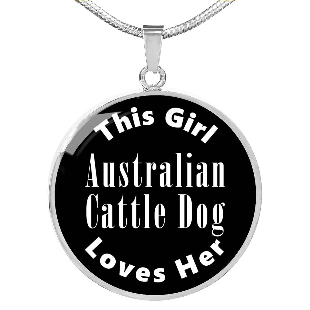 Australian Cattle Dog v2 - Luxury Necklace