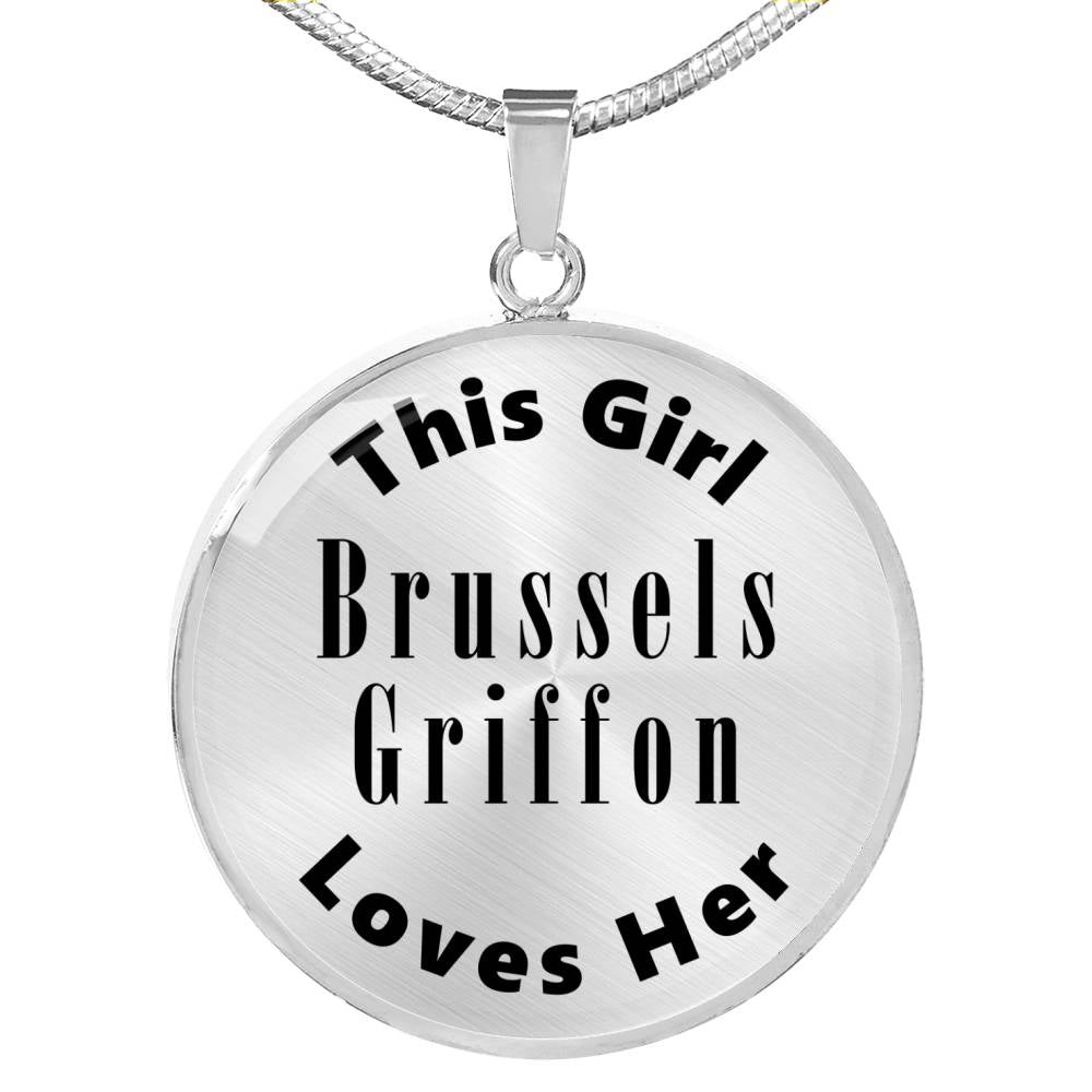 Brussels Griffon - Luxury Necklace