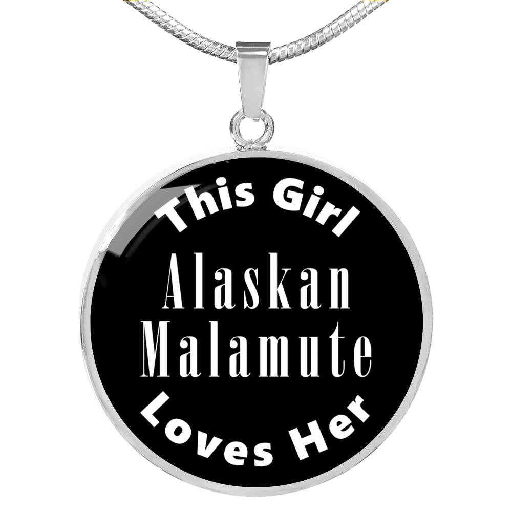 Alaskan Malamute v2 - Luxury Necklace