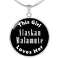 Alaskan Malamute v2 - Luxury Necklace