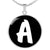 Initial A v3b - Luxury Necklace