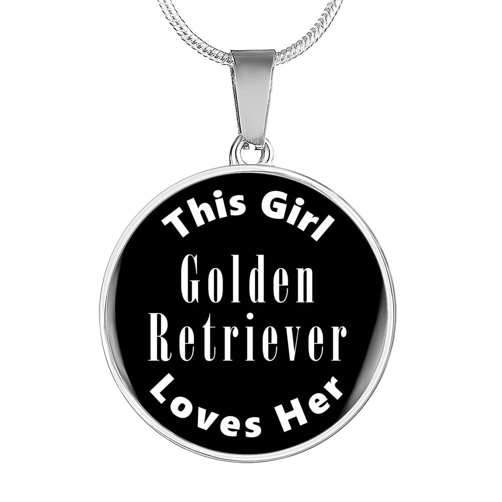 Golden Retriever v2 - Luxury Necklace