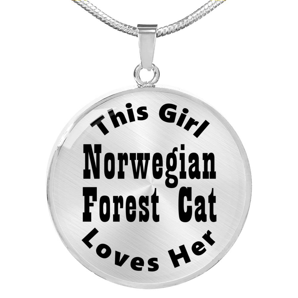 Norwegian Forest Cat - Luxury Necklace