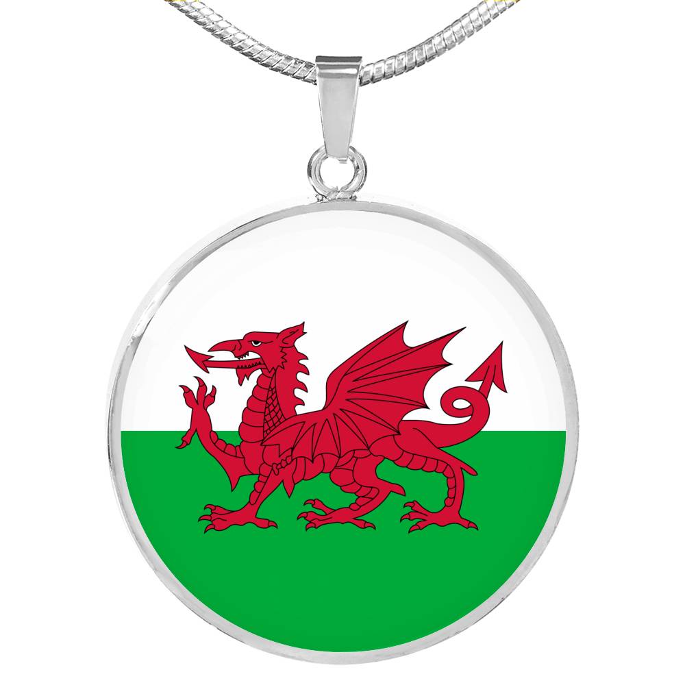 Welsh Flag - Luxury Necklace