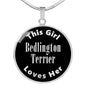Bedlington Terrier v2s - Luxury Necklace