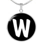 Initial W v3b - Luxury Necklace