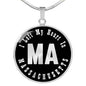 Heart In Massachusetts v02 - Luxury Necklace