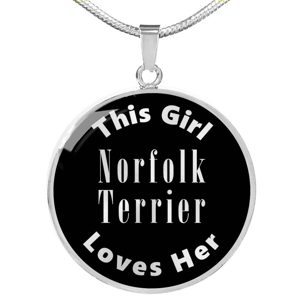 Norfolk Terrier v2s - Luxury Necklace