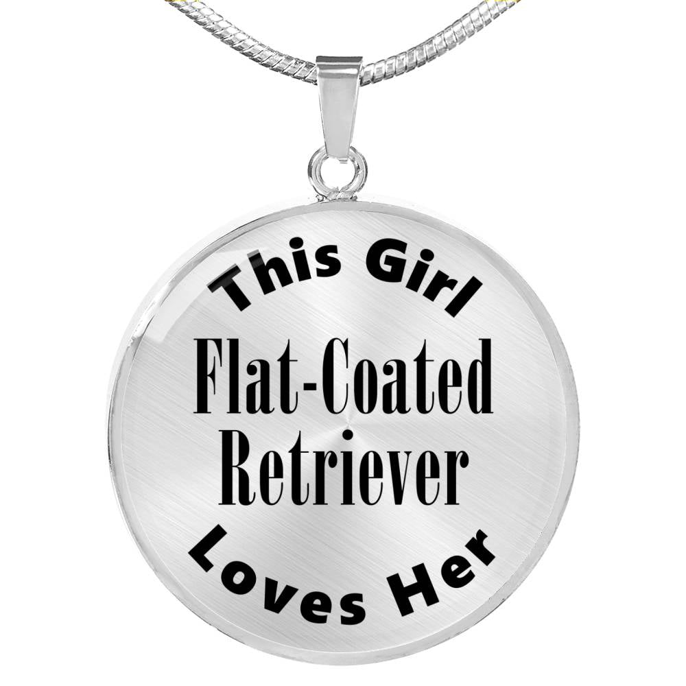 Flat-Coated Retriever - Luxury Necklace