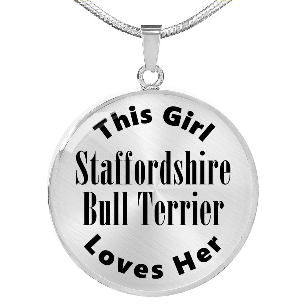 Staffordshire Bull Terrier - Luxury Necklace