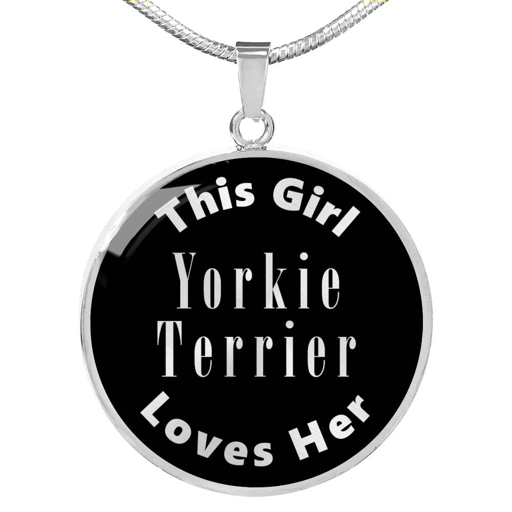 Yorkie Terrier v2s - Luxury Necklace
