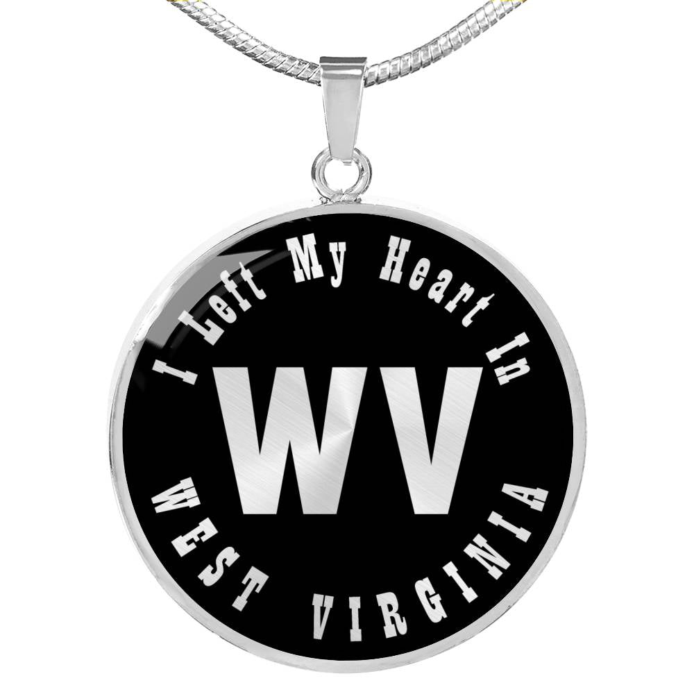 Heart In West Virginia v02 - Luxury Necklace
