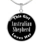 Australian Shepherd v2s - Luxury Necklace