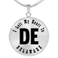 Heart In Delaware v01 - Luxury Necklace