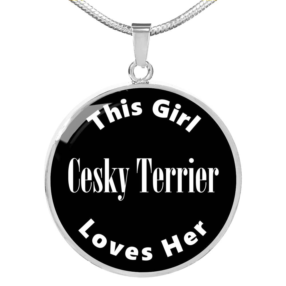 Cesky Terrier v2 - Luxury Necklace