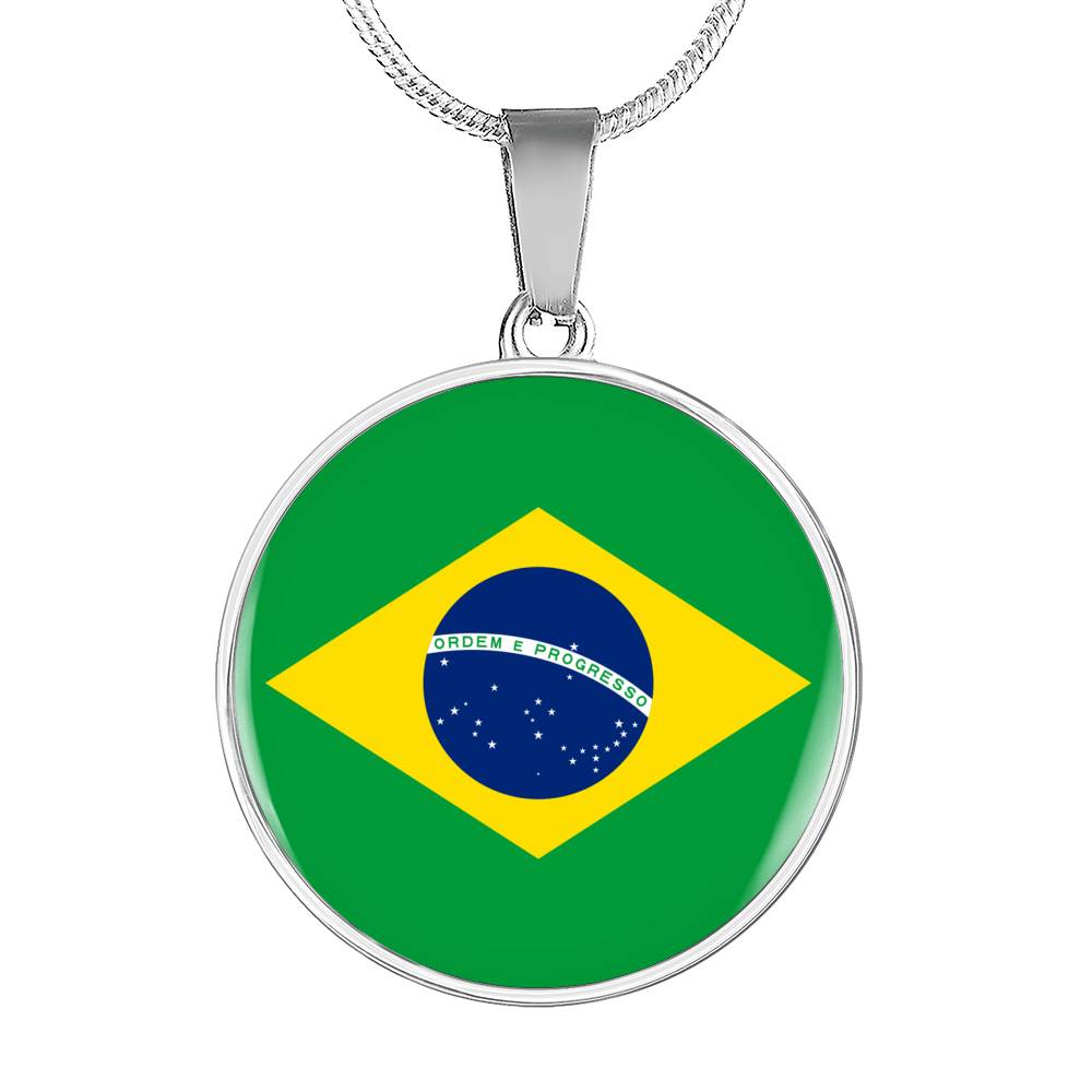 Brazilian Flag - Luxury Necklace