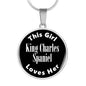 King Charles Spaniel v2 - Luxury Necklace