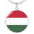 Hungarian Flag - Luxury Necklace