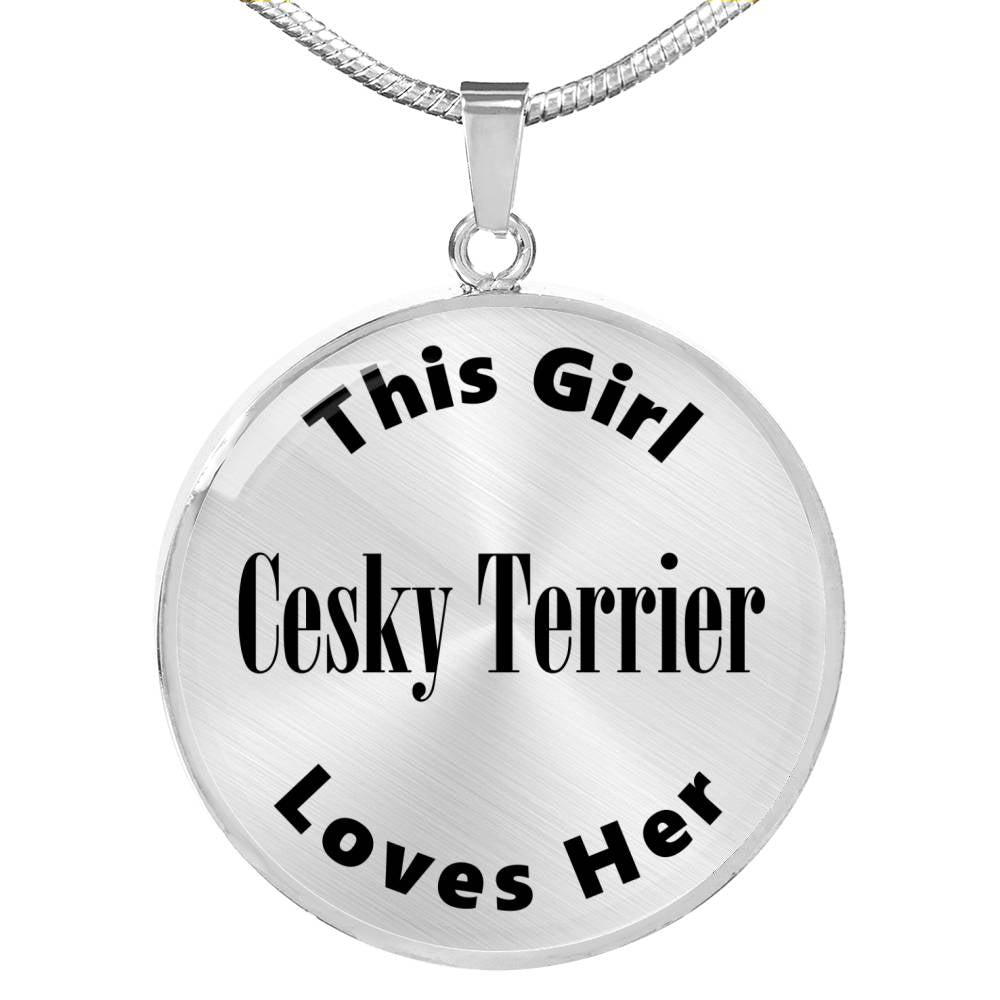 Cesky Terrier - Luxury Necklace