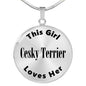 Cesky Terrier - Luxury Necklace