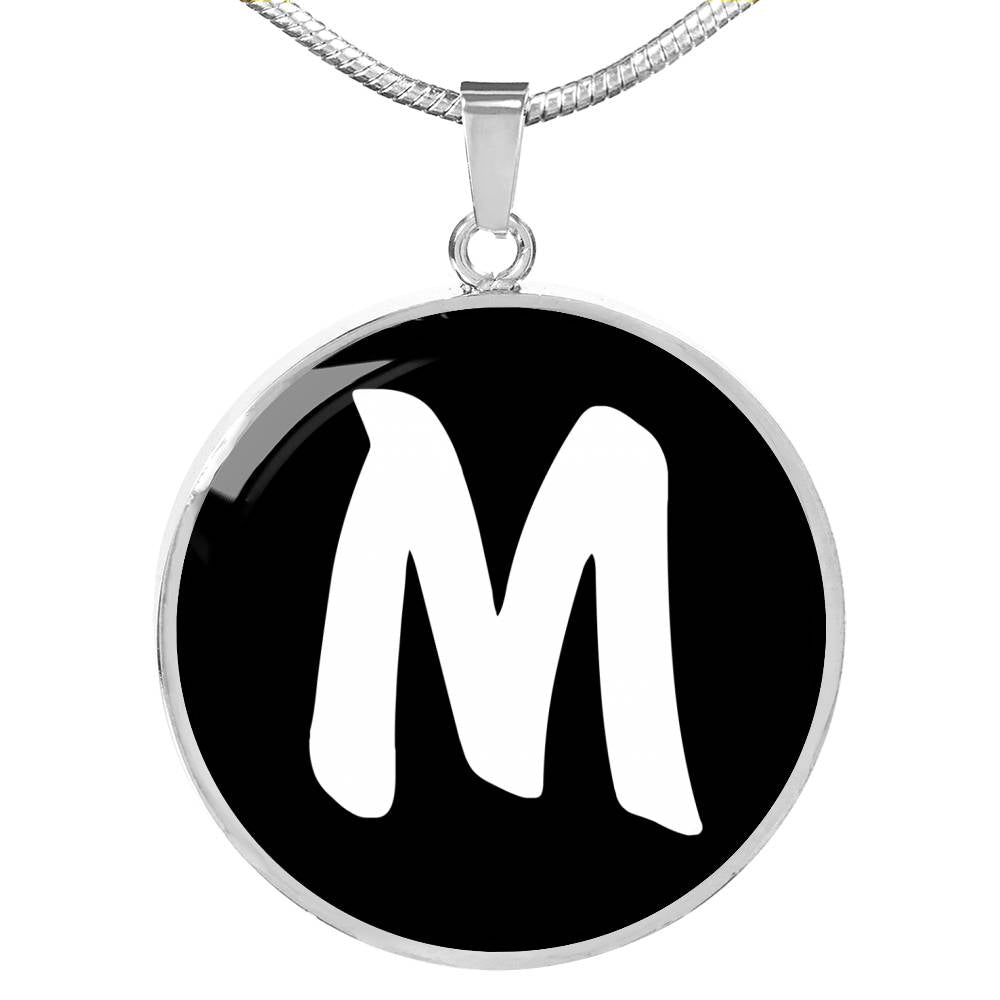 Initial M v3b - Luxury Necklace