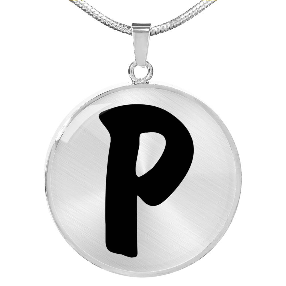 Initial P v1b - Luxury Necklace