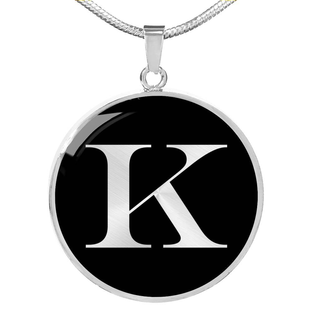 Initial K v2a - Luxury Necklace