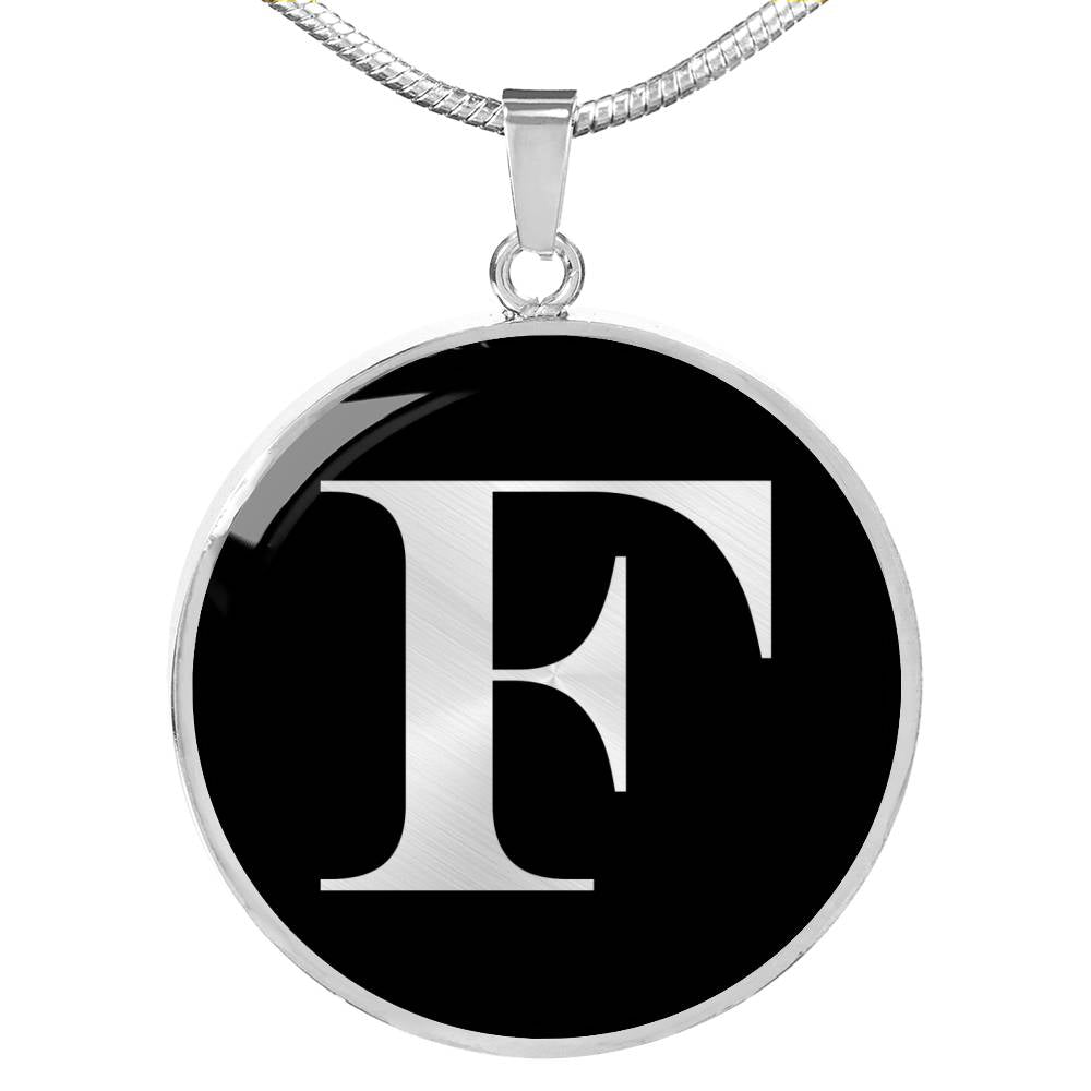 Initial F v2a - Luxury Necklace