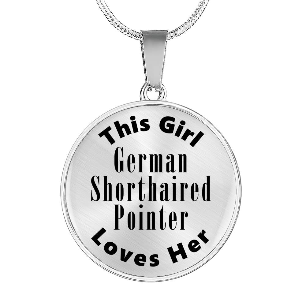 German Shorthaired Pointer - Luxury Necklace