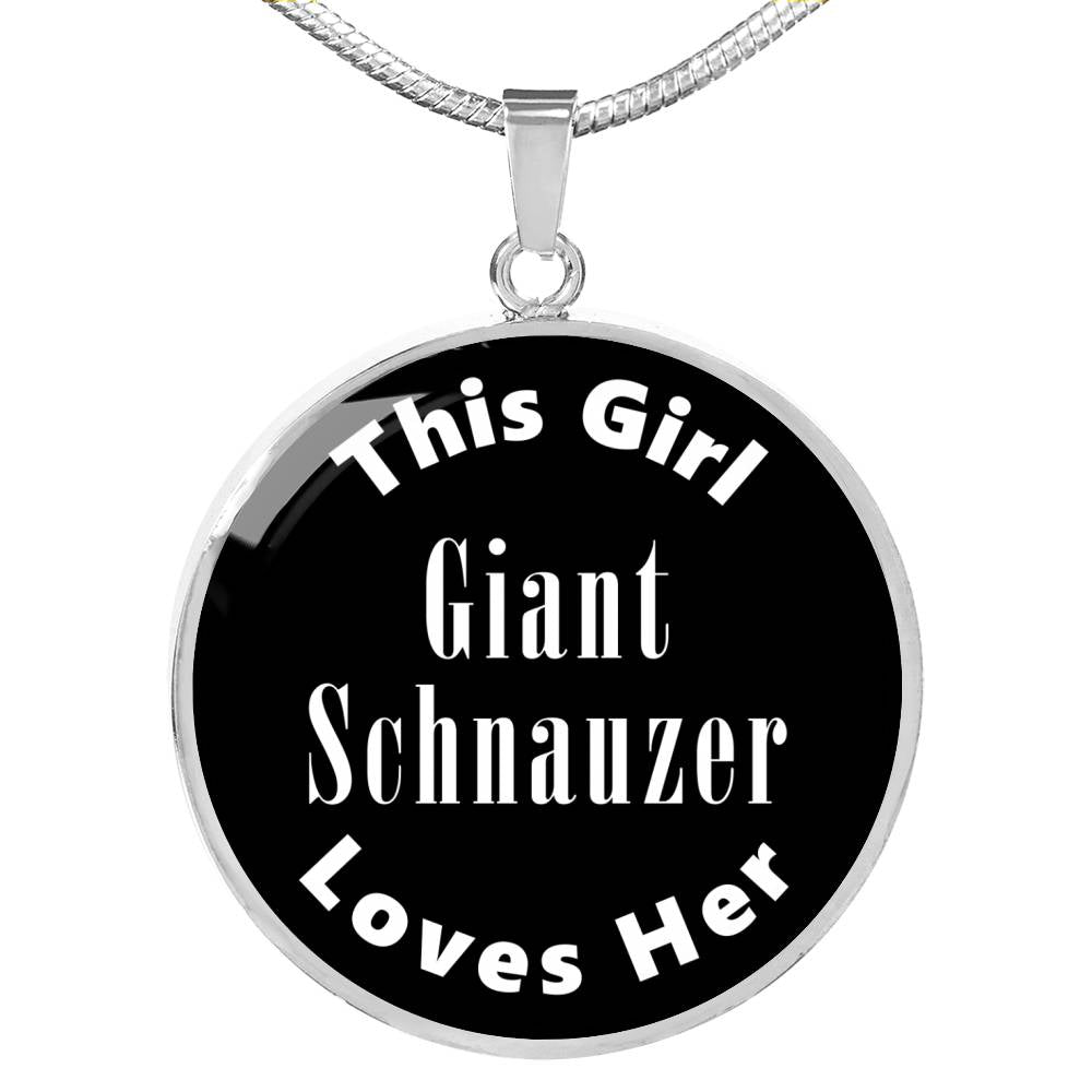 Giant Schnauzer v2 - Luxury Necklace