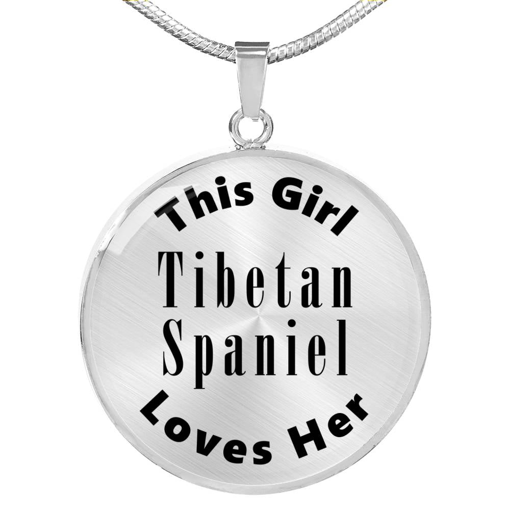 Tibetan Spaniel - Luxury Necklace