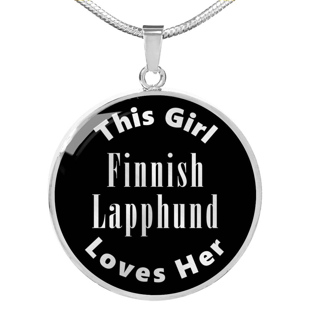 Finnish Lapphund v2s - Luxury Necklace