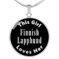 Finnish Lapphund v2s - Luxury Necklace