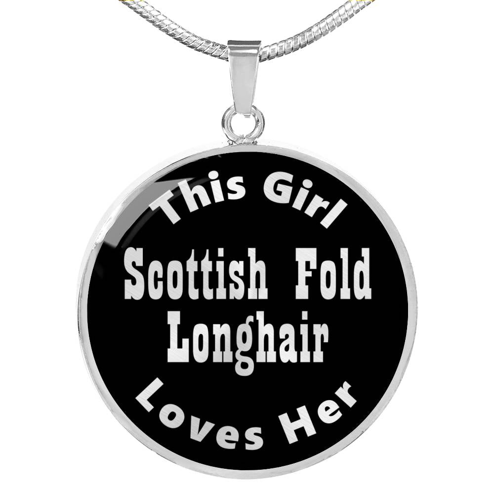 Scottish Fold Longhair v3 - Luxury Necklace