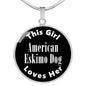American Eskimo Dog v2 - Luxury Necklace