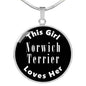 Norwich Terrier v2 - Luxury Necklace